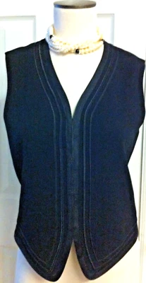 NEW ANNE KLEIN II Elegant High-End Designer Vest Career/Business/Holiday /S $189 - Image 1 of 4