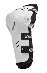 POLISPORT Devil Elbow Pads MOTOCROSS ENDURO Adult ARMOUR White - Picture 1 of 1