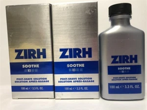 Lote de 2 soluciones post-afeitado ZIRH 3,3 oz/100 ml, existencias antiguas, ver detalles - Imagen 1 de 3