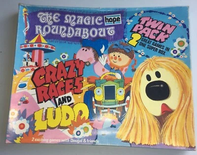 1973 The Magic Roundabout Crazy Races and Ludo Game by Hope Lacks Rules. GC - Image 1 of 4