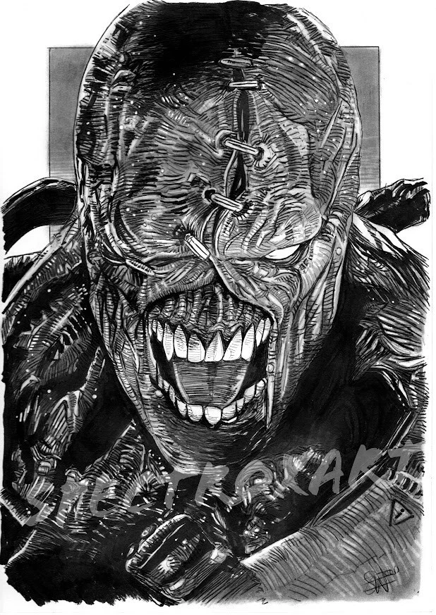 ARTE ORIGINAL RESIDENT EVIL "Nemesis" por Spectroxart - Imagem 1 de 1