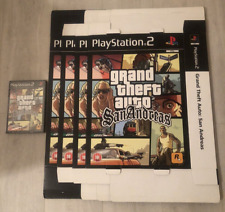 Official Rockstar PS2 Grand Theft Auto San Andreas Promo Standee Box (Box only)