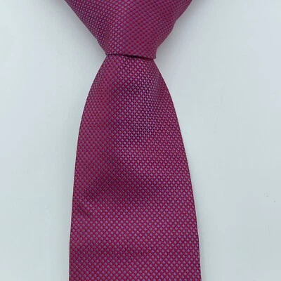 Corbata de Seda Charles Tyrwhitt Roja Azul Geométrica Jermyn Street Londres Formal 3.5x61 Foto 1 de 4