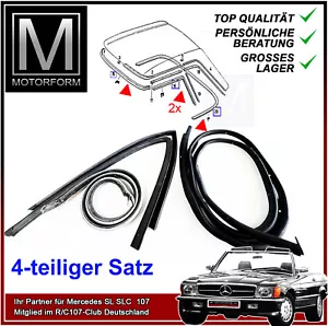 Set hardtop seals hardtop sealing set Mercedes SL R107 W107 rubber seal kit - Picture 1 of 6