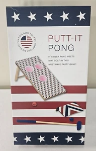 Putt-It-Pong Beer Pong Meets Mini Golf Must Have Fun Unique Party Game NEW - Picture 1 of 3