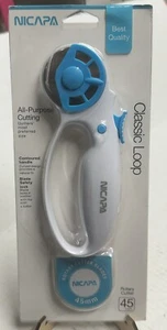 NICAPA 45mm Rotary Cutter for Fabric with Safety Lock Ergonomic Classic Loop - Picture 1 of 2