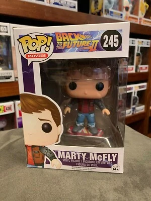 Back To The Future Marty McFly Hoverboard US Excl Funko Pop Vinyl - image 1 of 4