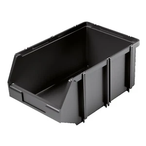 Contenitore a Bocca di Lupo Box minuteria per Magazzino viti grande piccolo nero - Foto 1 di 10