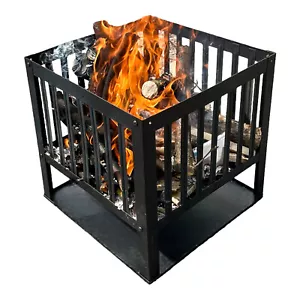 Feuerkorb Feuerschale mit Bodenschutz Feuerstelle für Garten ProLiving 40 cm - Bild 1 von 4