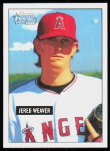 2005 Bowman Heritage First Year Jered Weaver Rookie RC #245 - Picture 1 of 2