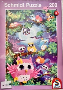 In the Owl Forest Schmidt Games 200 Pieces Puzzle Children Patience Game 56131 - Picture 1 of 9