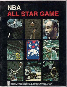SEATTLE CENTER COLISEUM 1974 NBA PROGRAMA ALL-STAR GAME el 15 de enero de 1974 - Imagen 1 de 1