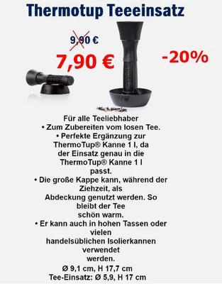 TUPPERWARE  ThermoTup® Tee-Einsatz Teesieb Tee Sieb - Bild 1 von 4