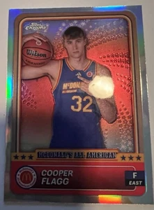 Cooper Flagg 2024 Topps Chrome Mcdonalds All American Silver Refractor RC #78 - Picture 1 of 2