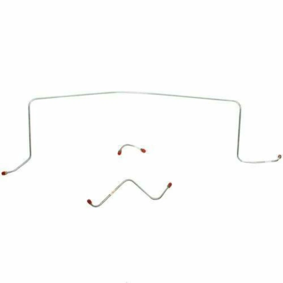 Front Brake Line Kit Fits Pontiac Catalina 1961 3 Piece Standard Brake-PKT6101SS Foto 1 de 1