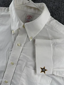 Brooks Brothers Vanderbilt University collezione aziendale Oxford 16,5 34/35 - Foto 1 di 22