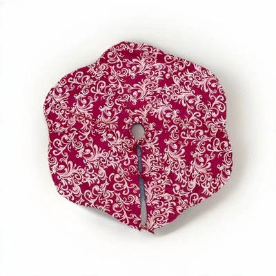 Christmas Tree Skirt Red Gold 50” - Image 1 of 4