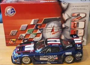 ULTRA RARE 1:18 2004 Chevrolet Corvette C5-R - COMPUWARE #50 - Le Mans Blue - Picture 1 of 15