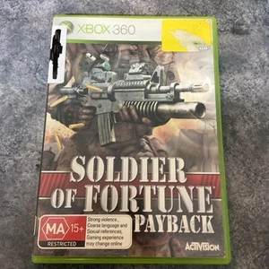 Soldier of Fortune Payback - Xbox 360 Game + Manual - PAL - Picture 1 of 7