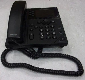 Polycom VVX 350 2201-48830-001 HDVoice IP Business Phone Handset SEE NOTES - Picture 1 of 8