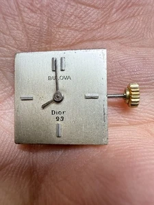 Christian Dior Bulova 23 Jewels Cal. 5AZ Watch Movement Running - Picture 1 of 5