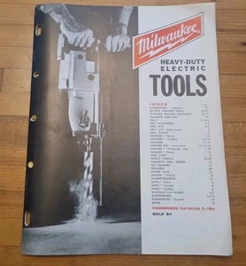 1960’s 70s Milwaukee Heavy-Duty Tools Condensed Catalog 764 - Bild 1 von 6