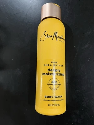SheaMoisture Raw Shea Butter Body Wash, Deep Moisture, LARGE 18oz Bottle Foto 1 de 2