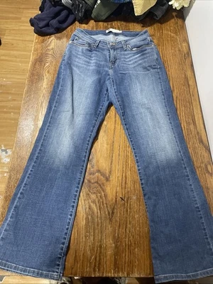 Женские джинсы Levi's 529 синяя джинсовая ткань эластичные изогнутые сапоги размер 10 32x30 - Изображение 1 из 4