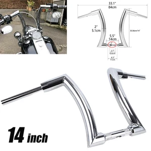 Manillar colgante monos 14 "Subida 2" para Harley Touring Dyna Softail Sportster - Imagen 1 de 13