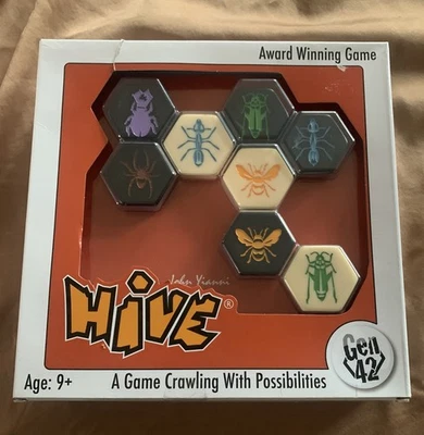 Gen42 Hive Pocket with Expansions Travel Game Strategy for Age 9+ 2 Players New - Image 1 of 3