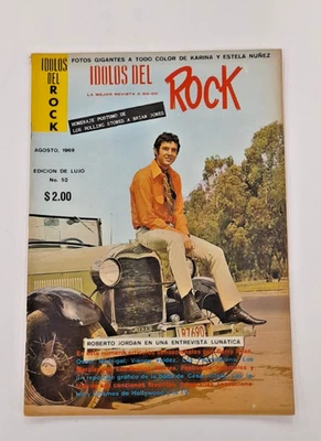 IDOLOS DEL ROCK MEXICAN MAGAZINE, No.52 AUGUST 1969, ROBERTO JORDAN ON COVER - Image 1 of 4