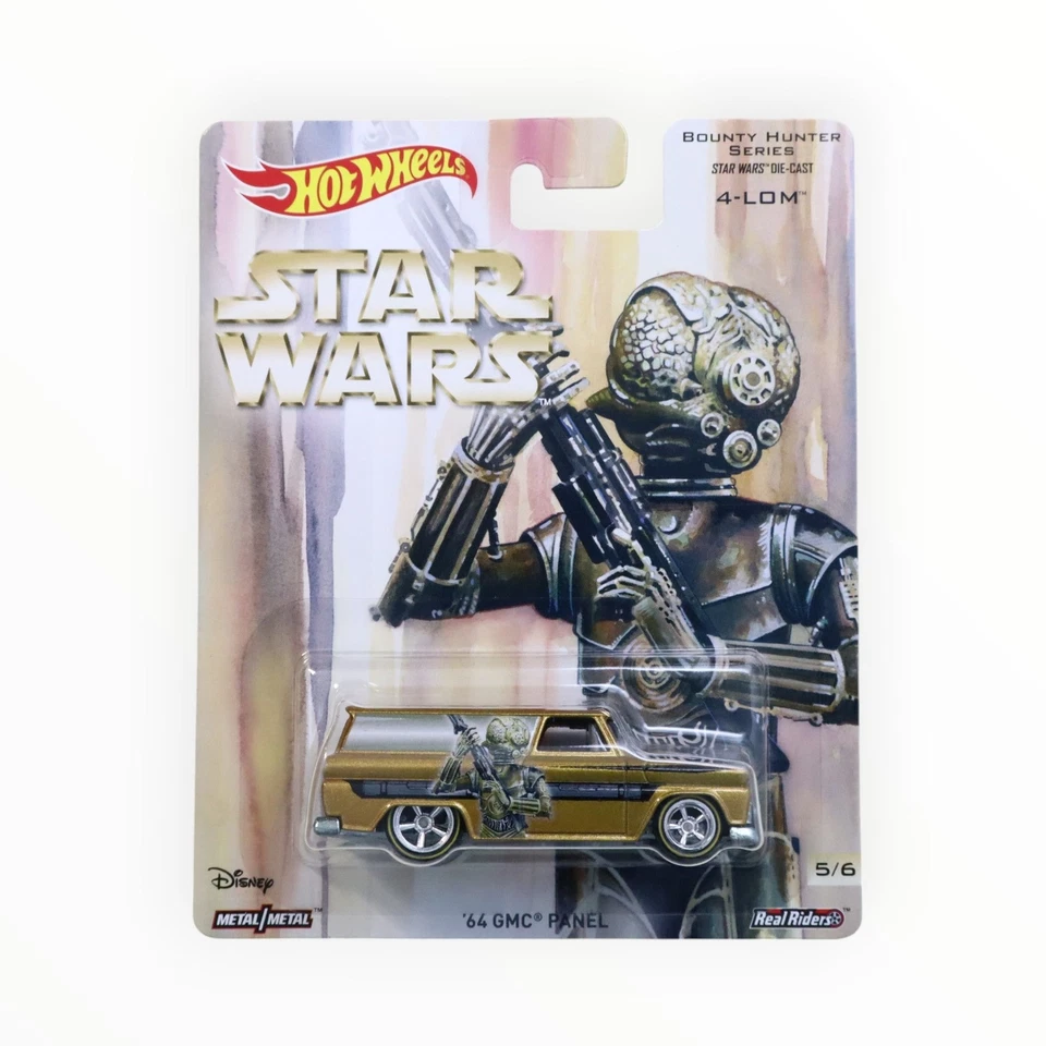 Hot Wheels 2017 Pop Culture Star Wars Bounty Hunter Set of All 6 Dlb45