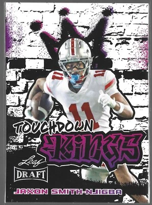 2023 Leaf Draft JAXON SMITH-NJIGBA RC Touchdown Kings OHIO ST MINT Rookie - Image 1 of 4