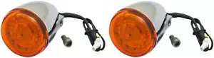 Custom Dynamics ProBeam Chrome Amber LED Front Turn Signals 14-19 Indian - Picture 1 of 2