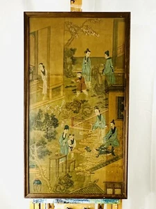 Antique Qing d. Hand Colored Chinese Wallpaper for Chinese Market - Picture 1 of 11