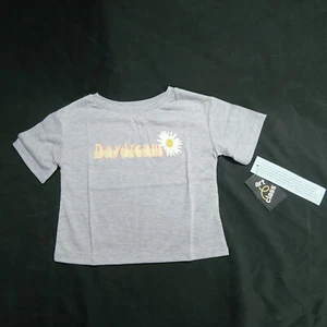 Art Class Girl’s Size XS 4/5 Daydream Sunflower Short Sleeve Gray Graphic TShirt - Picture 1 of 11