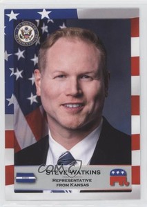 2020 Fascinating Cards US Congress Steve Watkins #265 0n8