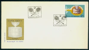 1972 Tennis,Davis Cup Final,Tennis by NEC,Davis-Pokal,Romania-USA,Mi.3052,FDC - Picture 1 of 2