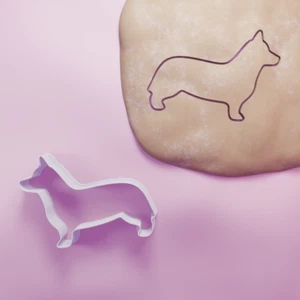 Corgi Cookie Cutter - Dog Biscuit Cutter - Fondant - 3 Sizes - Queen Jubilee - Picture 1 of 4