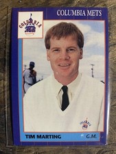 1990 Grand Slam Columbia Mets Tim Marting #28