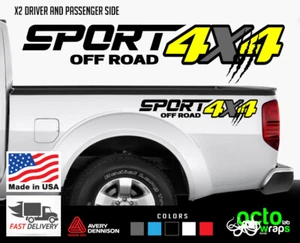 fits nissan frontier offroad 4X4 sport F150 Silverado Sierra side decal sticker - Picture 1 of 12