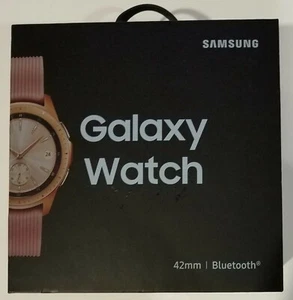 Samsung Galaxy Watch SM-R810 42mm Rose Gold Case Classic Buckle Pink Beige - Picture 1 of 6