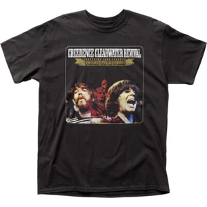 Creedence Clearwater Revival Chronicle T Shirt Mens Licensed Rock N Roll Black - Picture 1 of 2