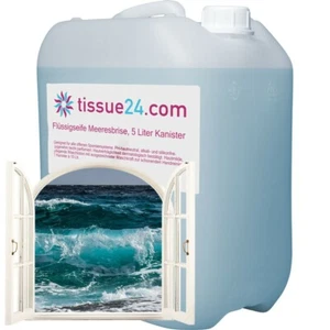 Flüssigseife Meeresbrise, 5 Liter Kanister, ph-neutral, Handseife für Spender - Bild 1 von 1