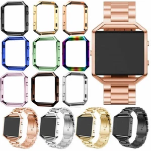 For Fitbit Blaze Tracker Stainless Steel Wristband Watch Band Strap Metal Frame - Picture 1 of 32