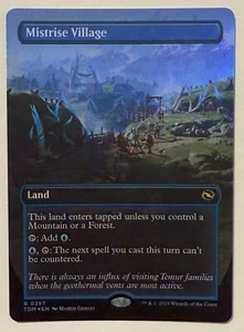 Mistrise Village Borderless Foil - Tarkir: Dragonstorm MTG Magic the Gathering - Picture 1 of 2