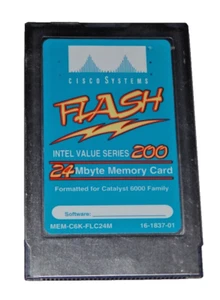Mémoire flash linéaire Cisco 24 Mo PCMCIA MEM-C6K-FLC24M - Catalyseur série 6000/6500 - Photo 1/2
