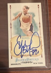 2011 WNBA Topps Mini Allen And & Ginter Sue Bird UConn Autograph Auto On Card