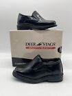 Deer Stags WINGS Toddler Boys Black Slip On Dress Shoes ?? Size 5 T - NEW in Box