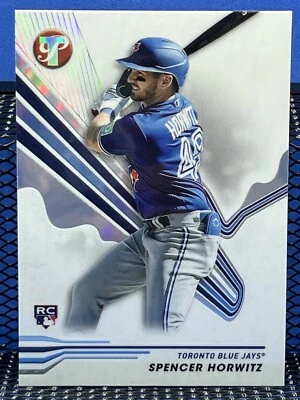 2024 Topps Pristine SPENCER HORWITZ Toronto Blue Jays RC Rookie Refractor - Image 1 of 2